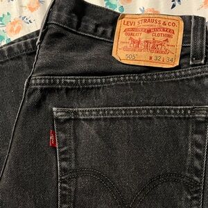 Levi's Men's Dark Gray Straight Jeans